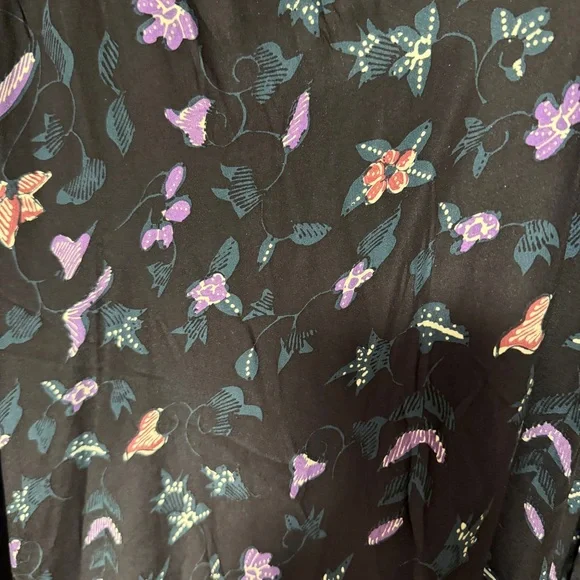 Natalie Martin Briana Dress in lotus print Nero Colorway wedding guest Silk - Picture 6 of 10